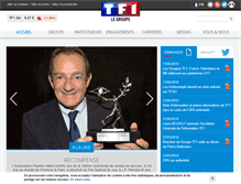 Tablet Screenshot of groupe-tf1.fr